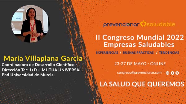 María Villaplana participa en el Congreso Empresas Saludables María Villaplana participa en el Congreso Empresas Saludables