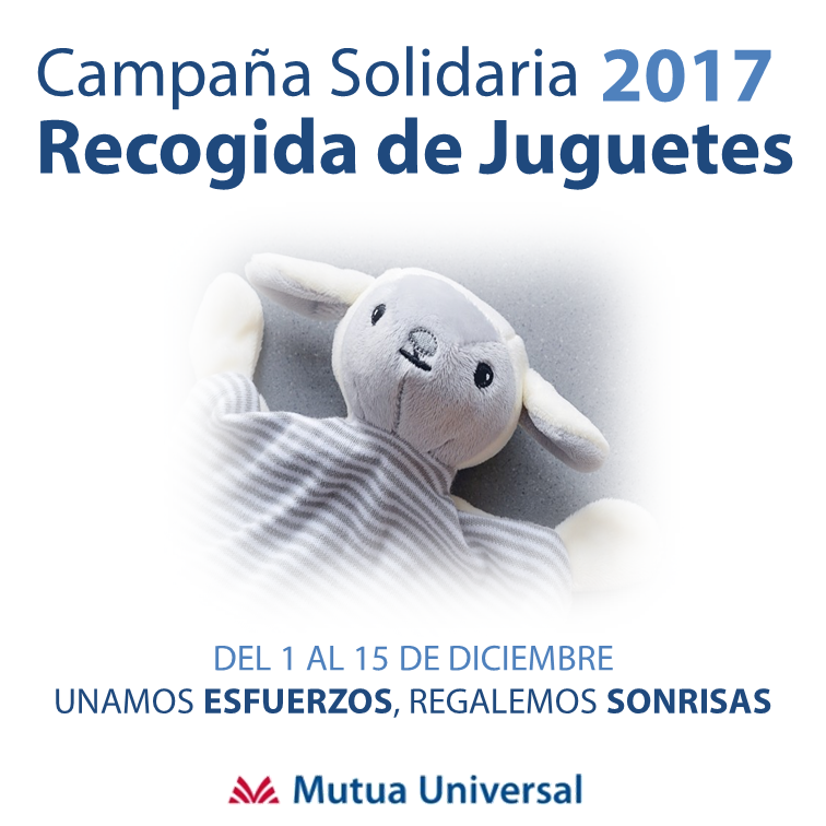 Campanya solidària de recollida de joguines als centres de Mutua Universal