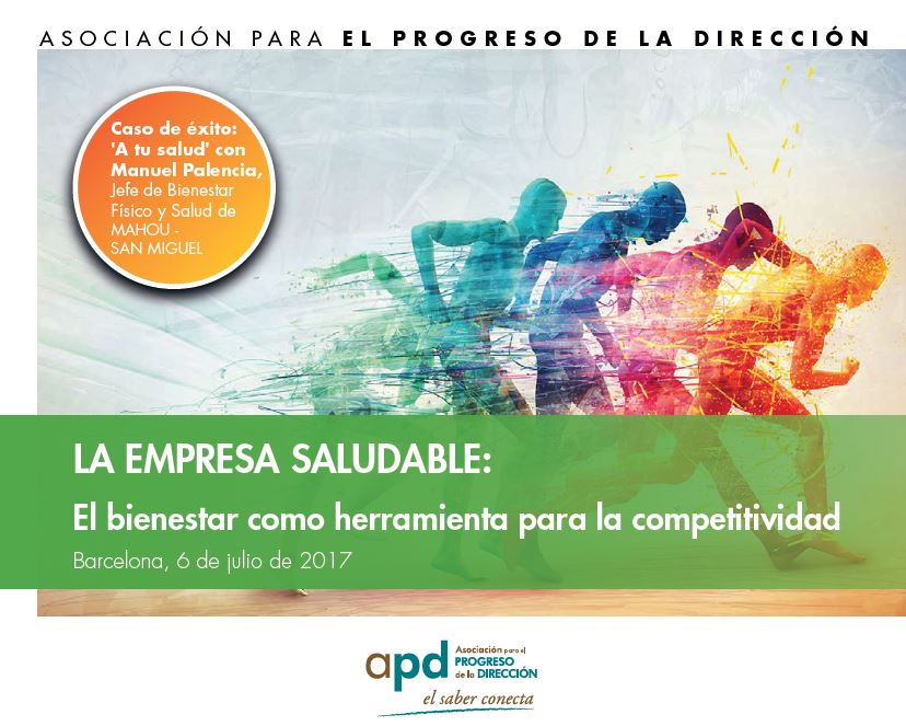 Mutua Universal va participar el passat 6 de juny a Barcelona en la jornada “L'Empresa Saludable: El benestar com a eina per a la competitivitat” organitzada per l'Associació per al Progrés de la Direcció (APD).