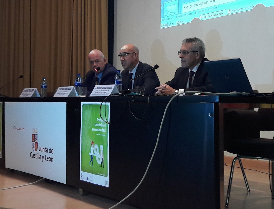 Jornada “Trabajos saludable en cada edad”, organizada por el Centro de Seguridad y Salud Laboral de Castilla y León Jornada “Trabajos saludable en cada edad”, organizada por el Centro de Seguridad y Salud Laboral de Castilla y León