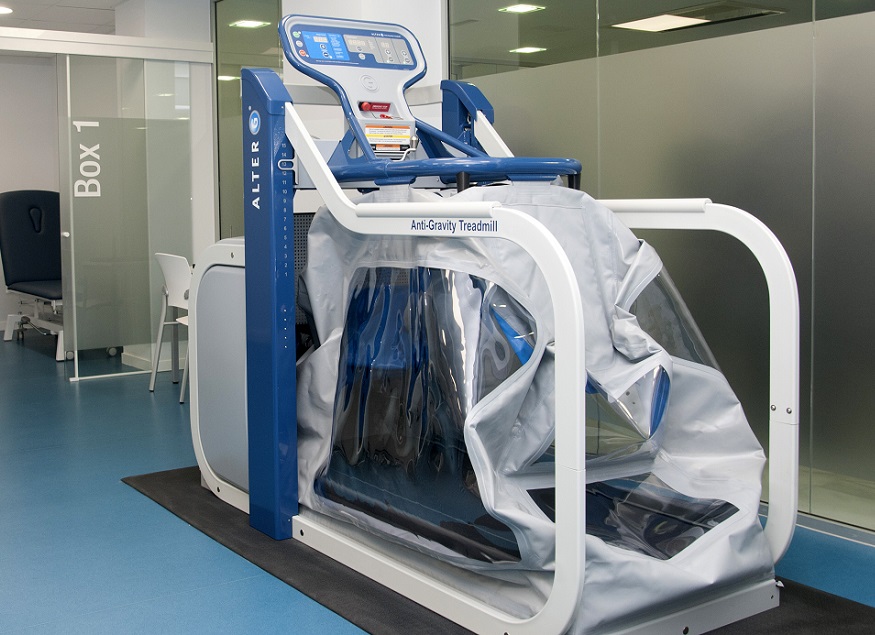 Cinta de marxa antigravetat alter-g