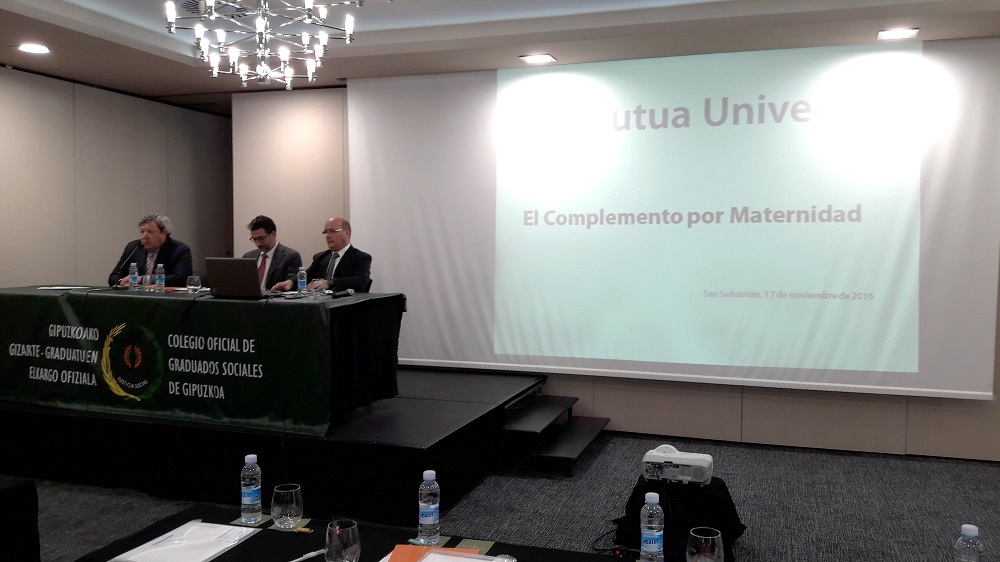 Mutua Universal participates in the labour meetings organised by the Labour relations and Social Security law consultants Association Guipuzcoa Mutua Universal participates in the labour meetings organised by the Labour relations and Social Security law consultants Association Guipuzcoa
