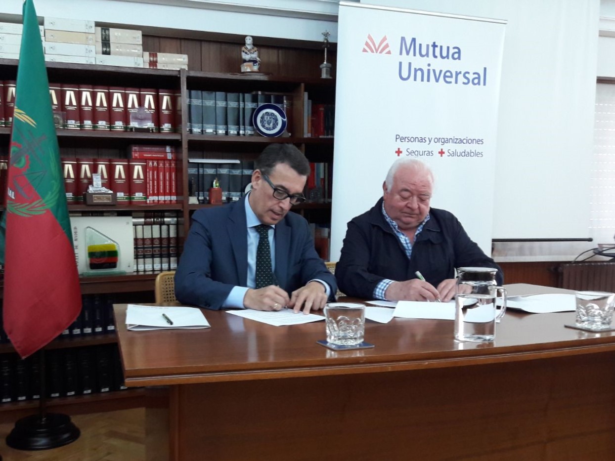 El Col·legi de Graduats Socials de Lugo signa un acord de col·laboració amb Mutua Universal