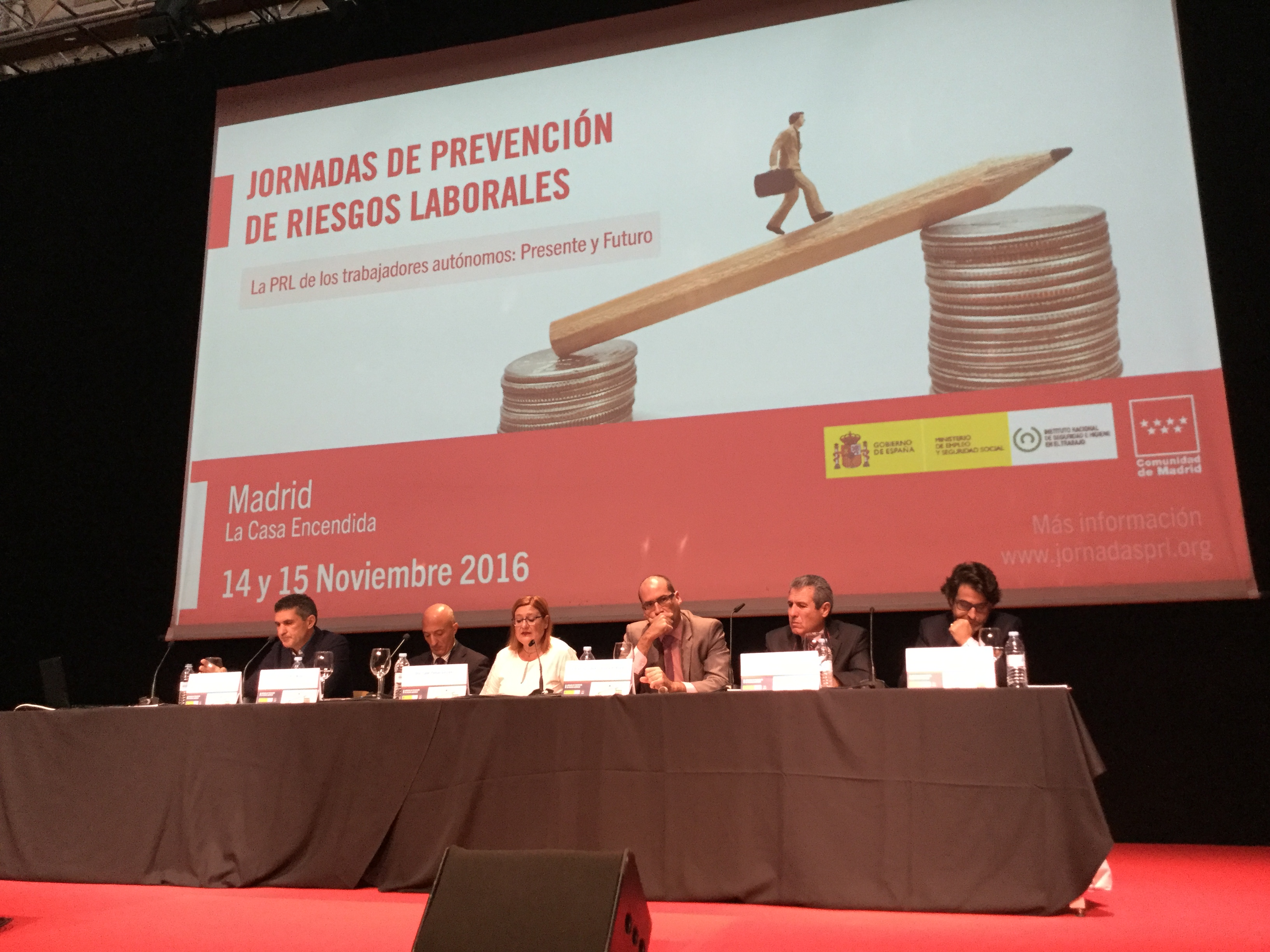 Esta semana se han celebrado en Madrid las ”I jornadas de Prevención de Riesgos Laborales de los Trabajadores Autónomos: Presente y Futuro”