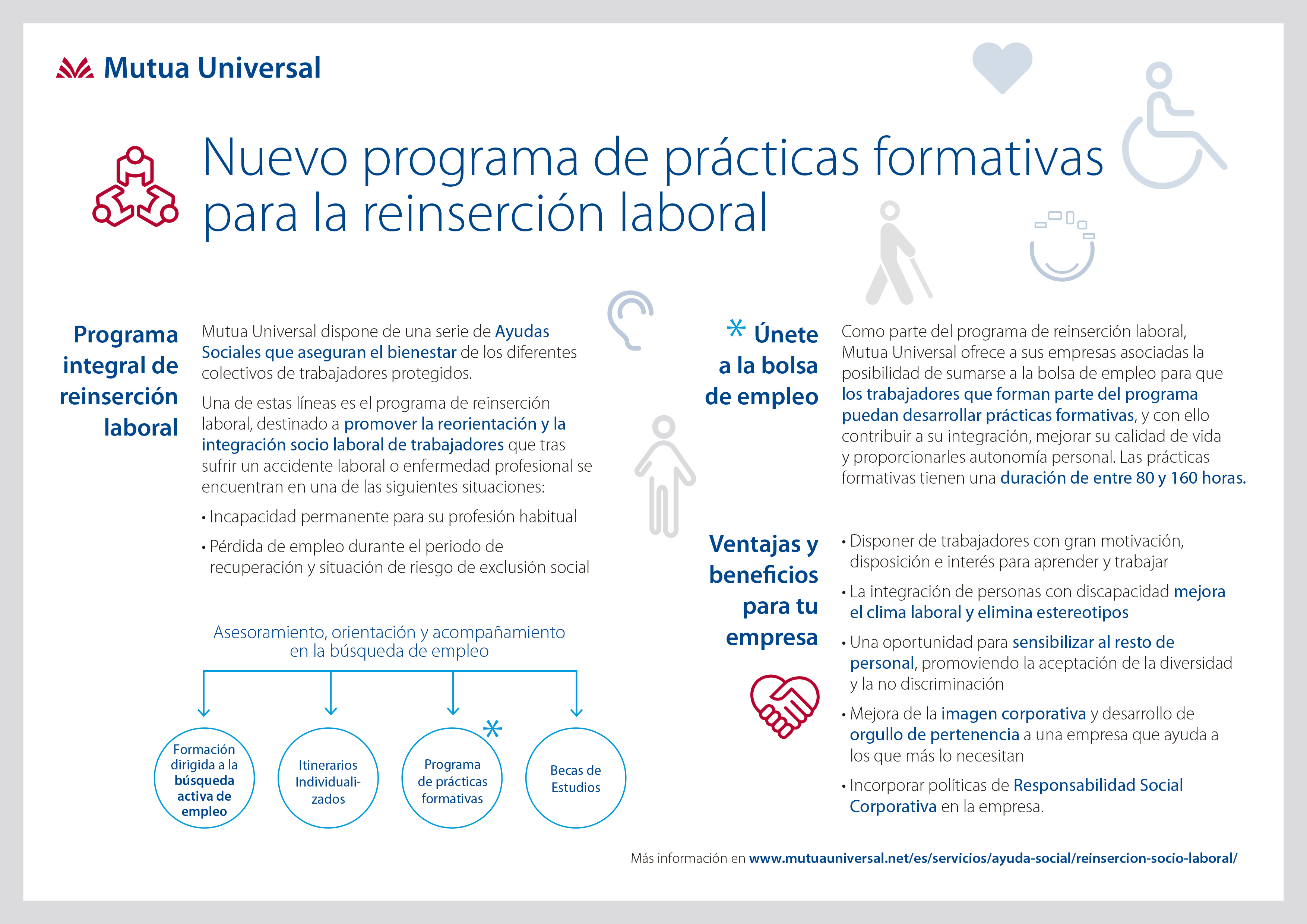 Programa de reinserci n laboral mutua universal