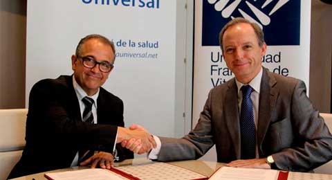 Mutua Universal y la Universidad Francisco de Vitoria firman un convenio de colaboración Mutua Universal y la Universidad Francisco de Vitoria firman un convenio de colaboración