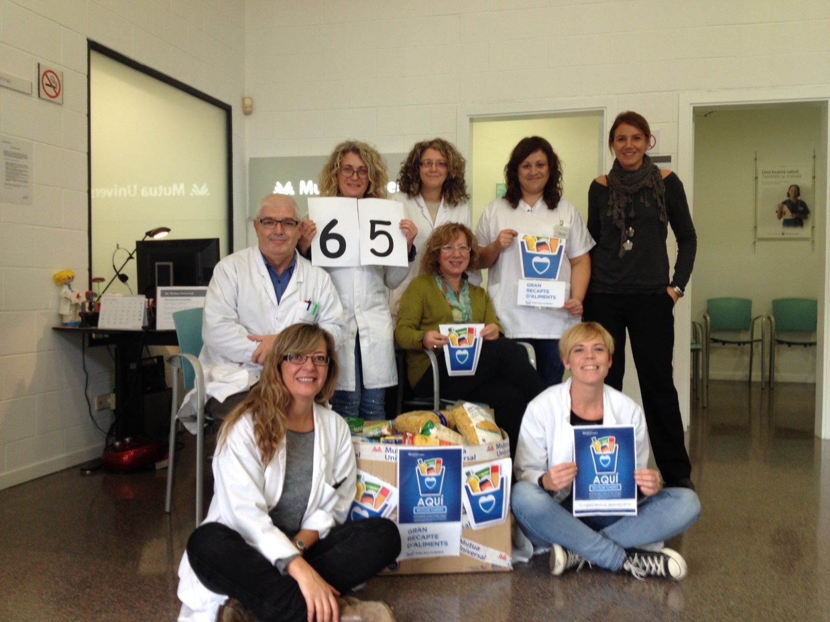 Campaña de recogida de alimentos 2014. Centro Mutua Universal Terrassa. Campaña de recogida de alimentos 2014. Centro Mutua Universal Terrassa.