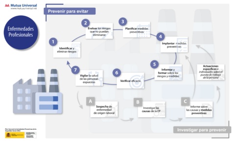 Prevenir enfermedades profesionales