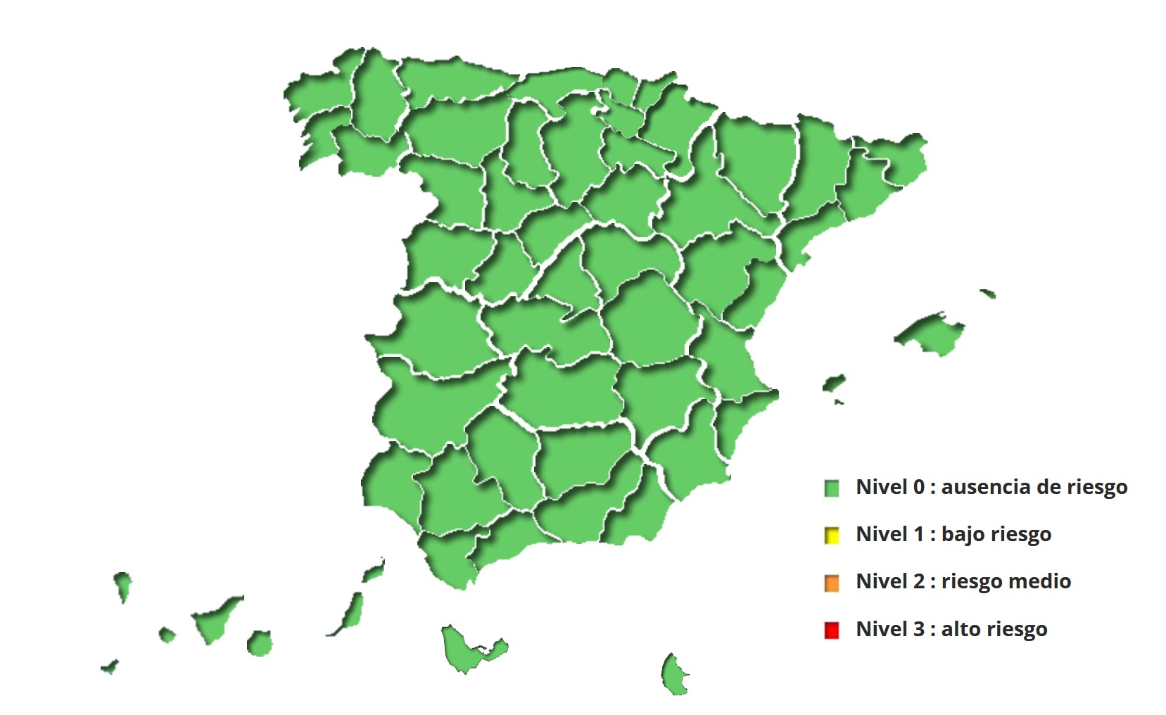 Mapa niveis de risco