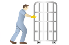 If you transport carts, follow these guidelines