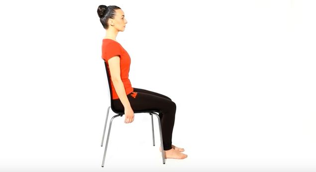 Abdominal breathing exercise  