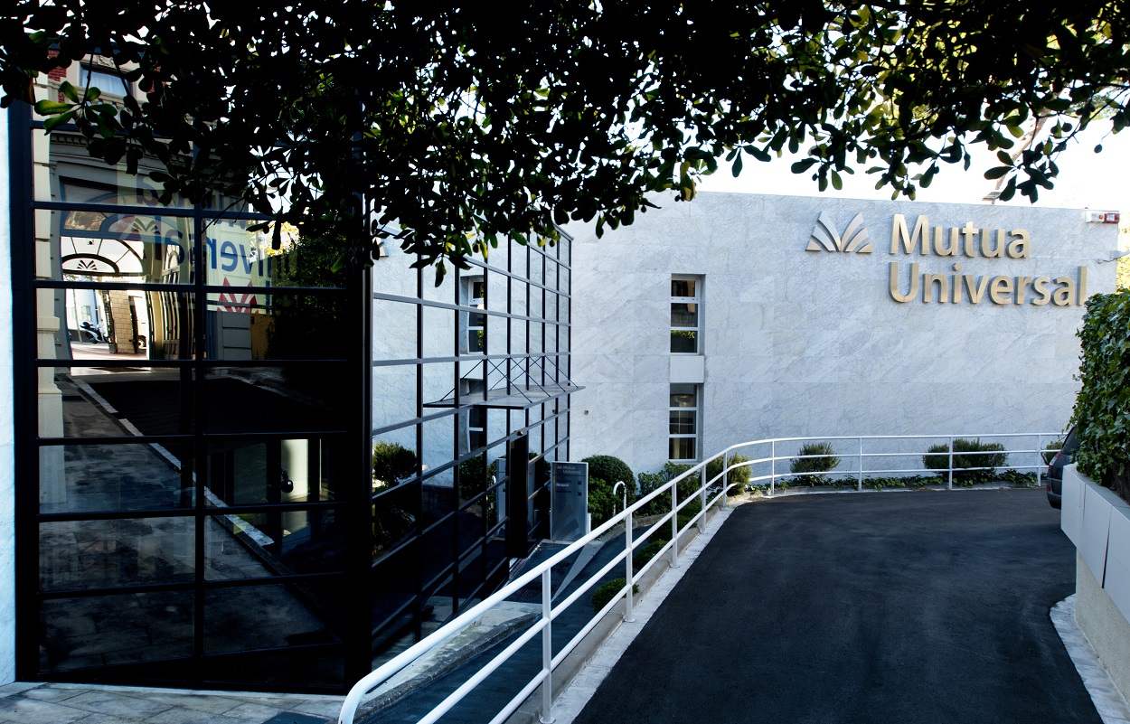 Internal Vista of the headquarters of Mutua Universal in Barcelona